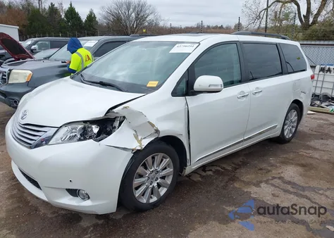 2014 Toyota Sienna Limited V6 7 Passenger from USA, damaged, VIN 5TDYK3DC5ES471181